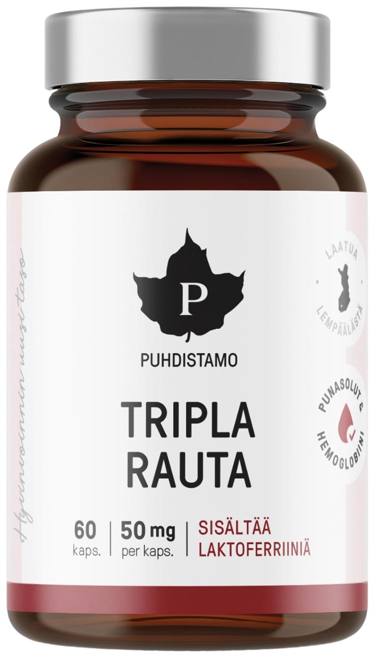 Puhdistamo Tripla Rauta 60 kaps.