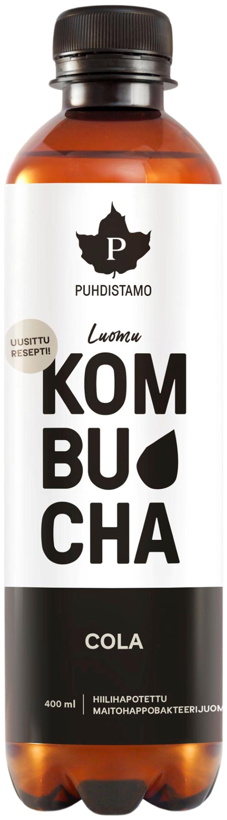 Puhdistamo Luomu Kombucha Cola 400 ml