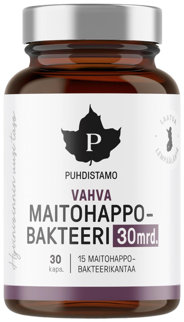 Puhdistamo Vahva Maitohappobakteeri 30 Mrd. 30 kaps