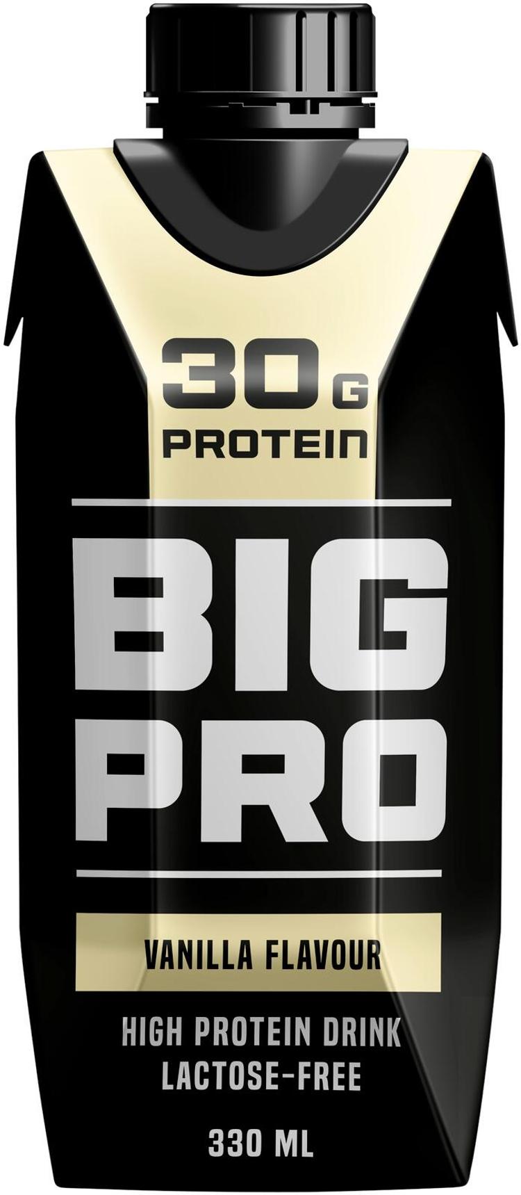 BIG PRO proteiinijuoma vanilja 330 ml UHT laktoositon