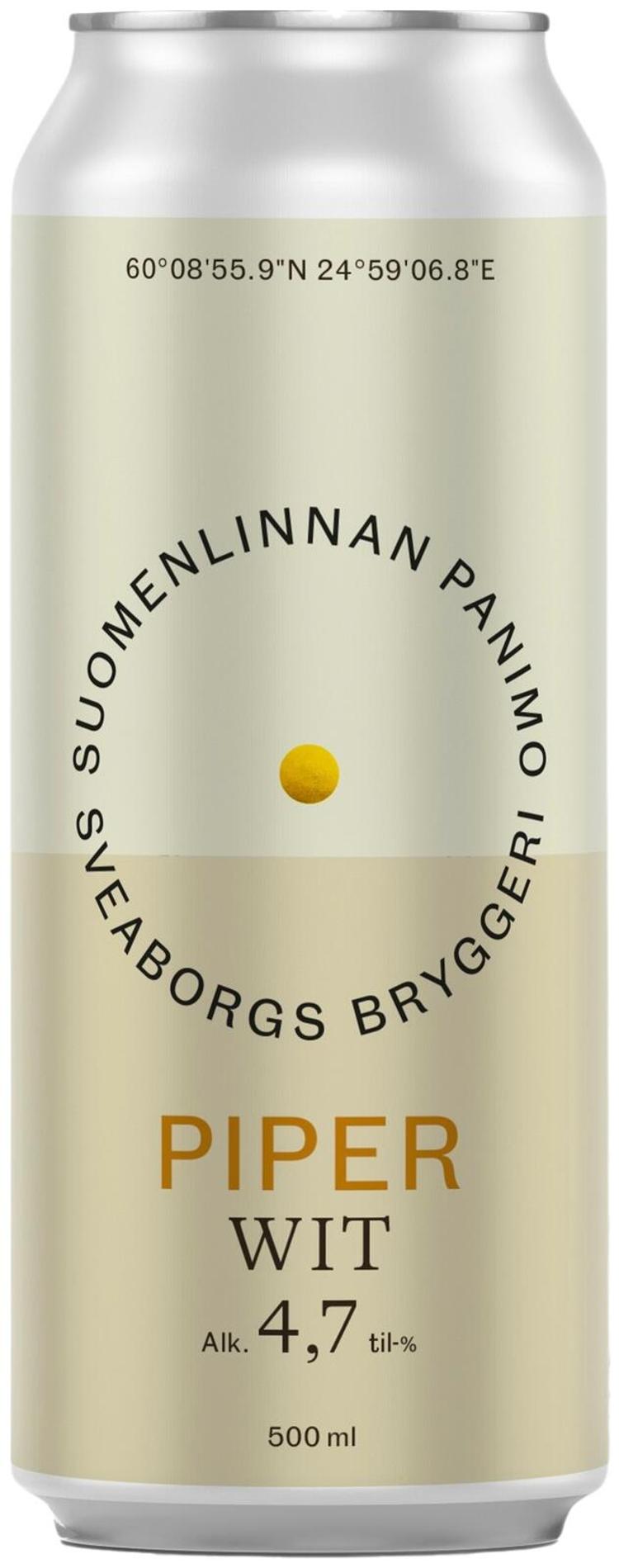 Suomenlinnan Panimo Piper Wit 4,7% 50cl tölkki