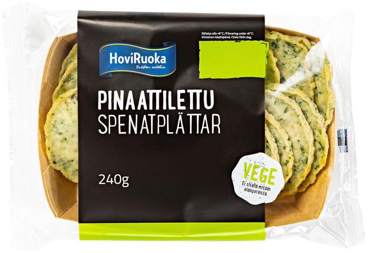 HoviRuoka Vegaaninen pinaattilettu 240g