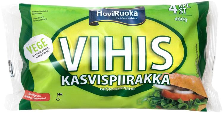 HoviRuoka 4x115g VEGE Kasvispiirakka