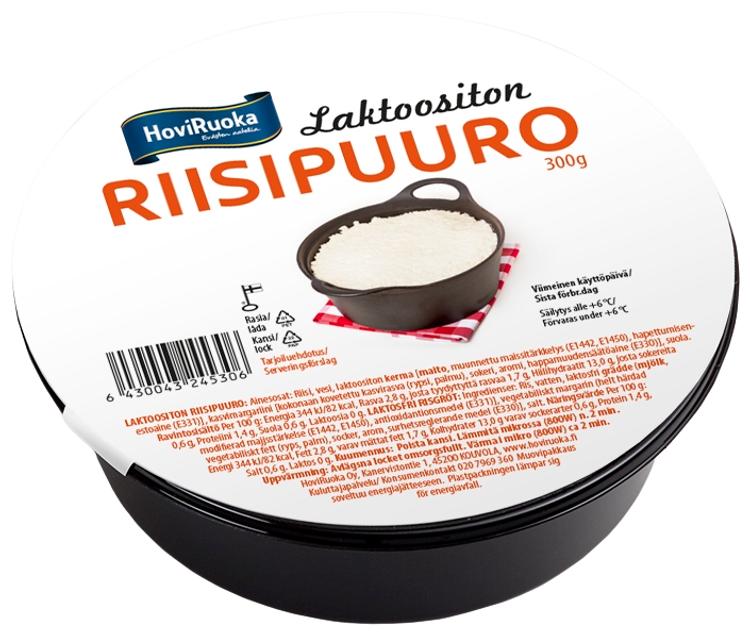 HoviRuoka 300g Riisipuuro laktoositon