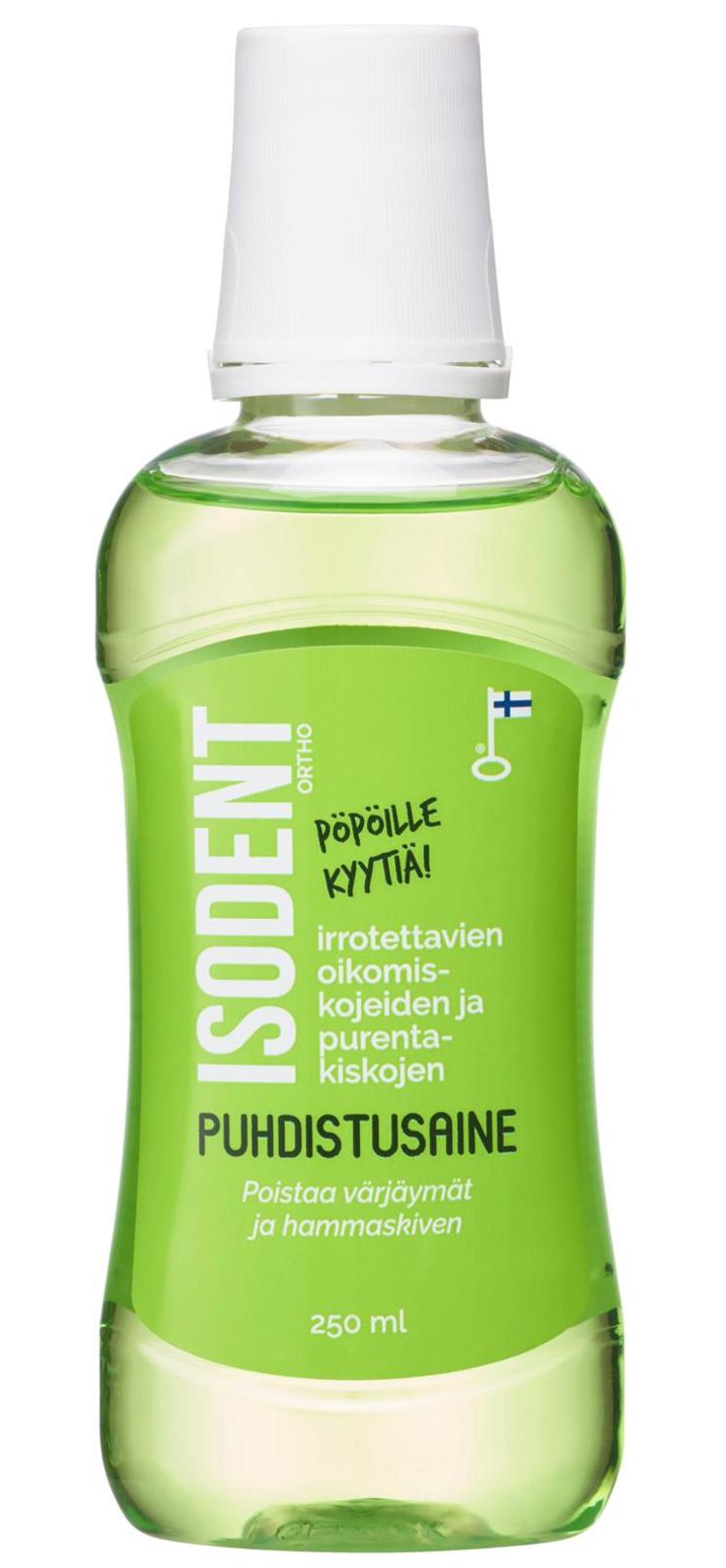 ISODENT Oikomiskojeiden- ja purentakiskojen puhdistusaine 250 ml