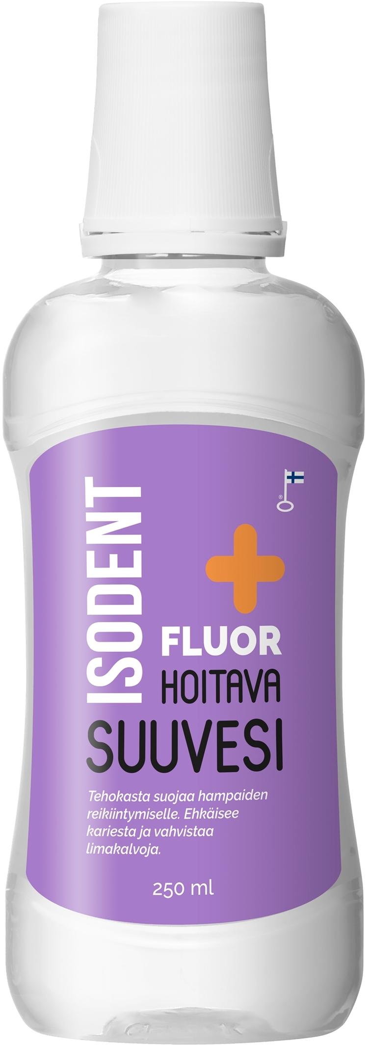 ISODENT FLUOR+ Hoitava suuvesi 250ml