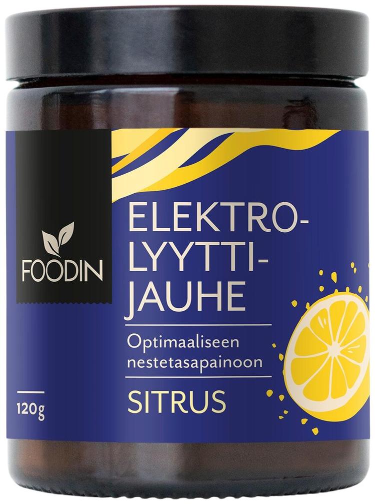 Foodin Elektrolyyttijauhe Sitrus 120g