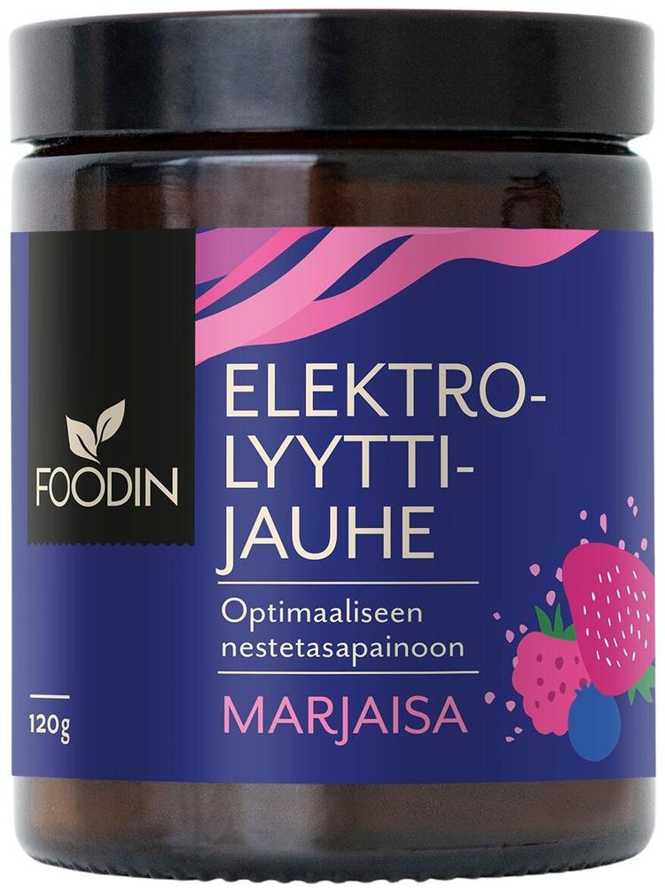 Foodin Elektrolyyttijauhe Marjaisa 120g