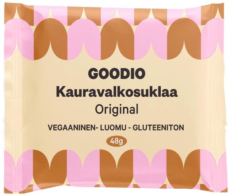 Goodio Kauravalkosuklaa Original luomu 48g