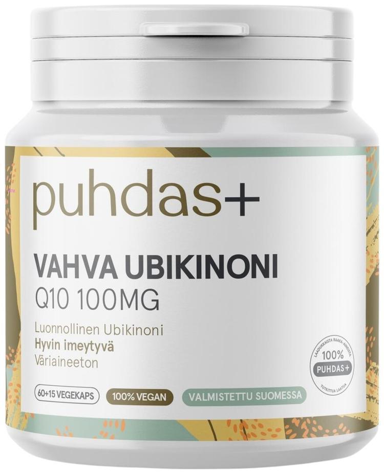 Puhdas+ Ubikinoni 100 mg 60+15kaps