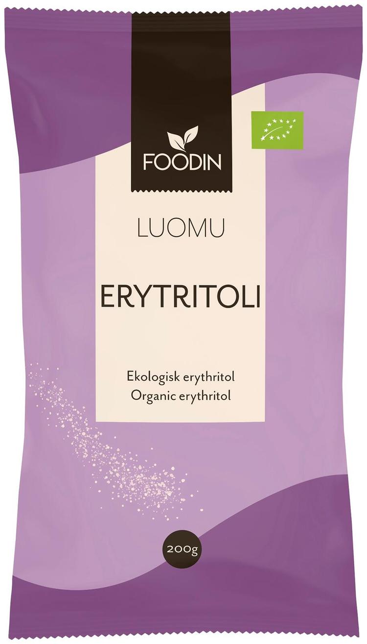 Foodin Erytritoli, luomu 200g