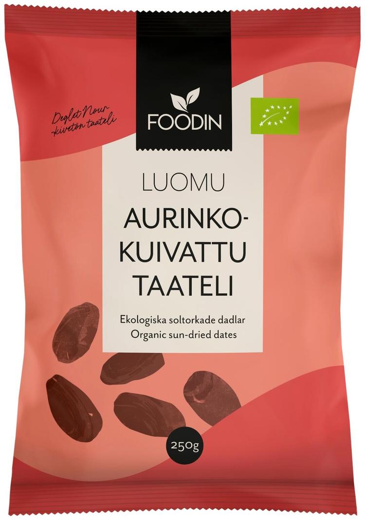 Foodin Aurinkokuivattu taateli luomu 250g