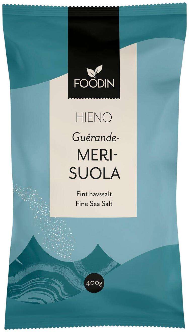 Foodin Guerande Merisuola, hieno 400g