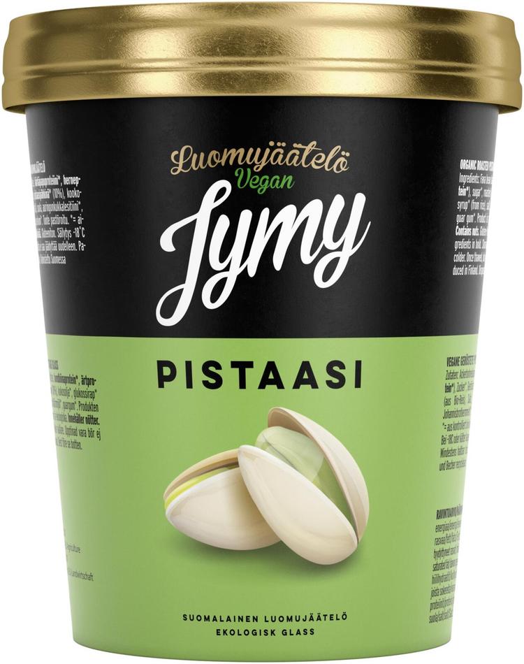 Jymy Luomujäätelö Paahdettu Pistaasi 500ml