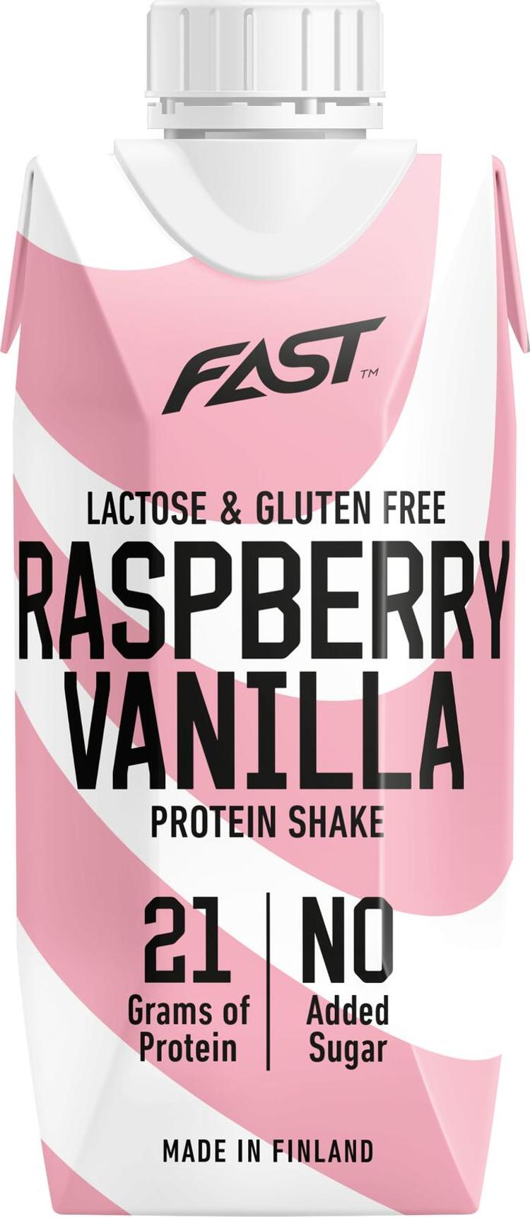 FAST Protein Shake Raspberry Vanilla 250ml