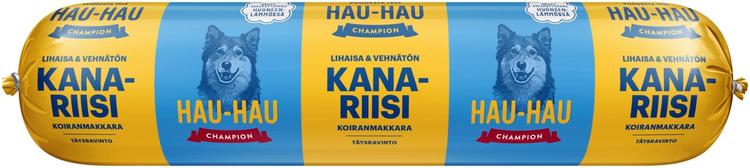 Hau-Hau Champion Koiranmakkara kana-riisi täysravinto 800 g