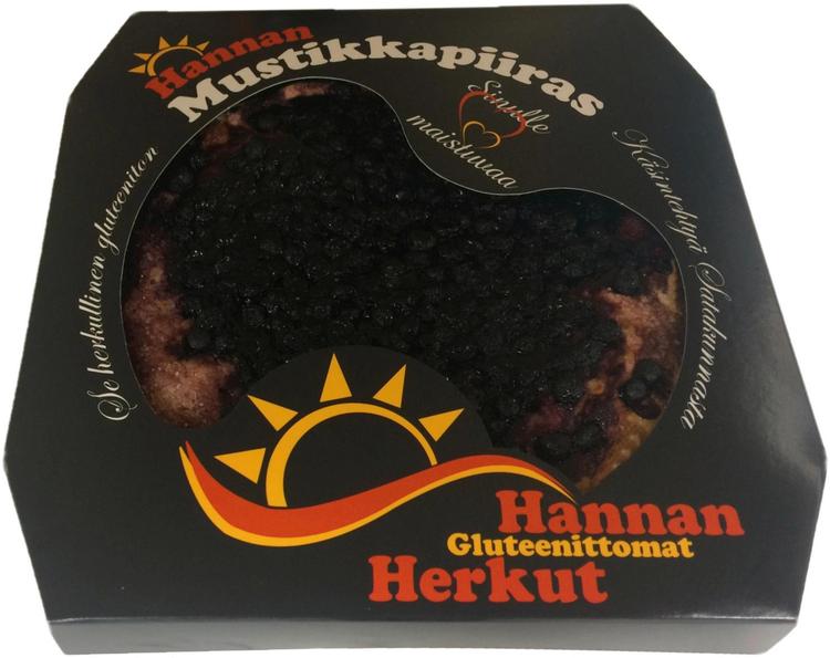 Hannan Gluteenittomat Herkut 300g Mustikkapiirakka