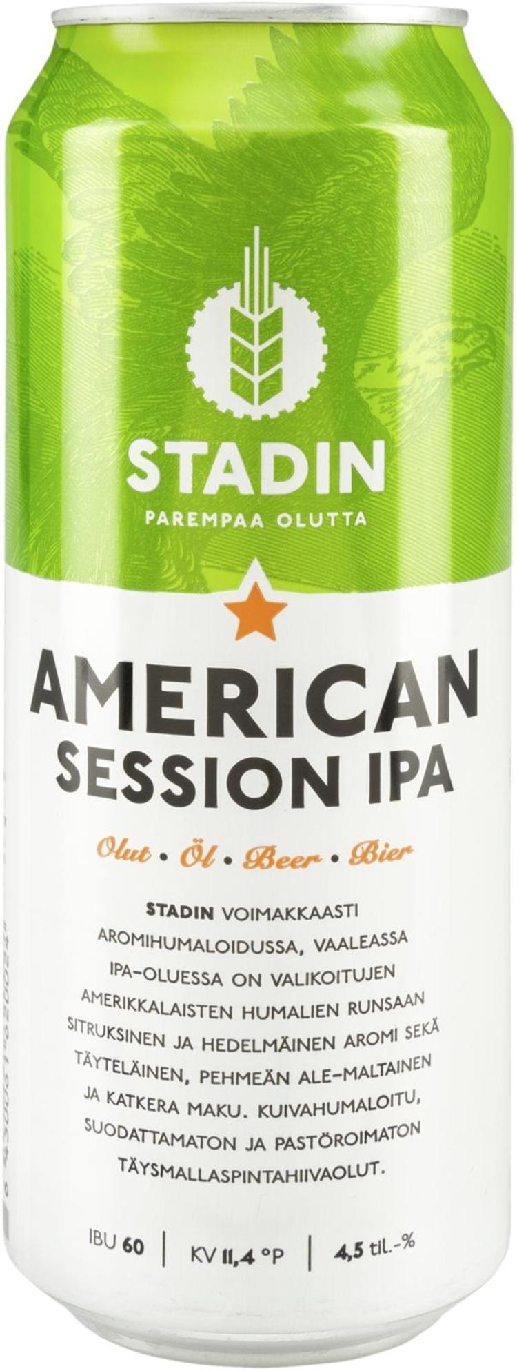 Stadin American Session Ipa 4,5% tlk Olut 0,5l