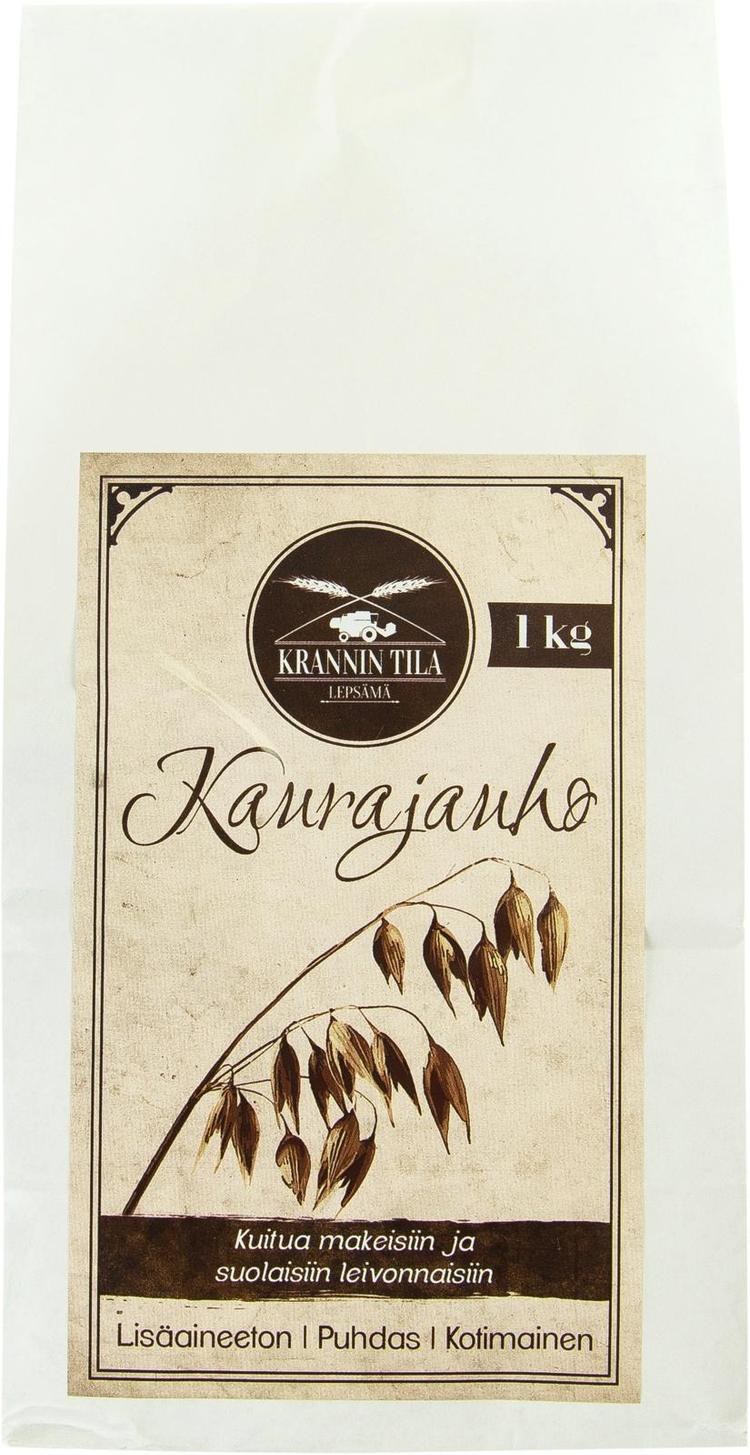 Krannin Tila 1kg kaurajauho