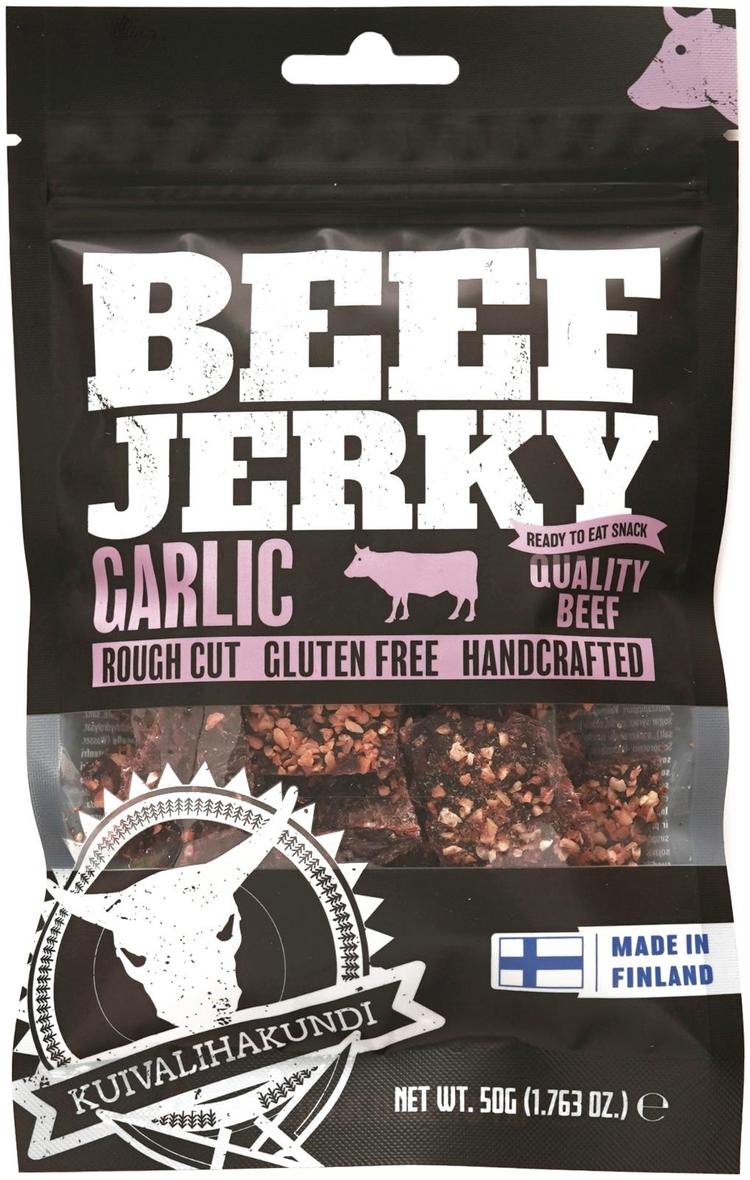 Kuivalihakundi Beef Jerky Garlic 50g