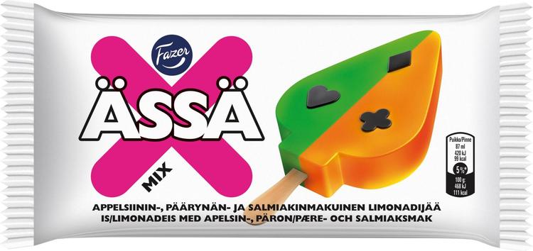 Fazer Ässä Mix limonadijääpuikko 90g/0.87dl