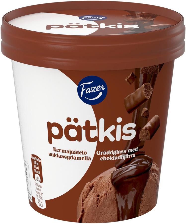 Fazer Pätkis kermajäätelö suklaasydämellä 300g/425ml