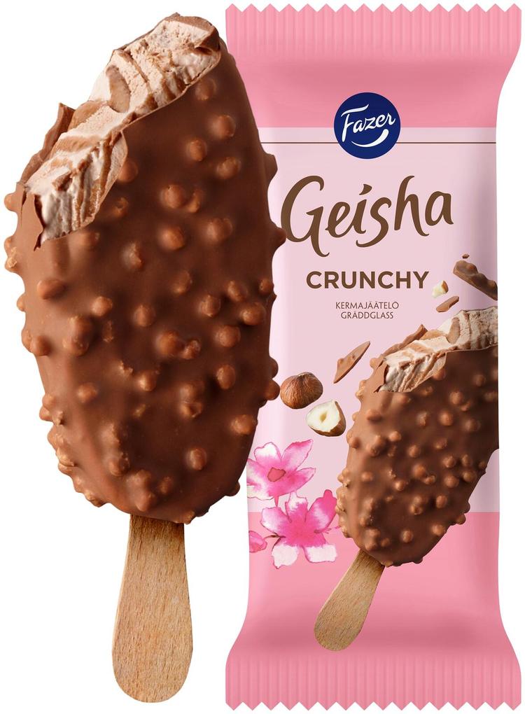 Fazer Geisha Crunchy jäätelöpuikko 64g/90ml