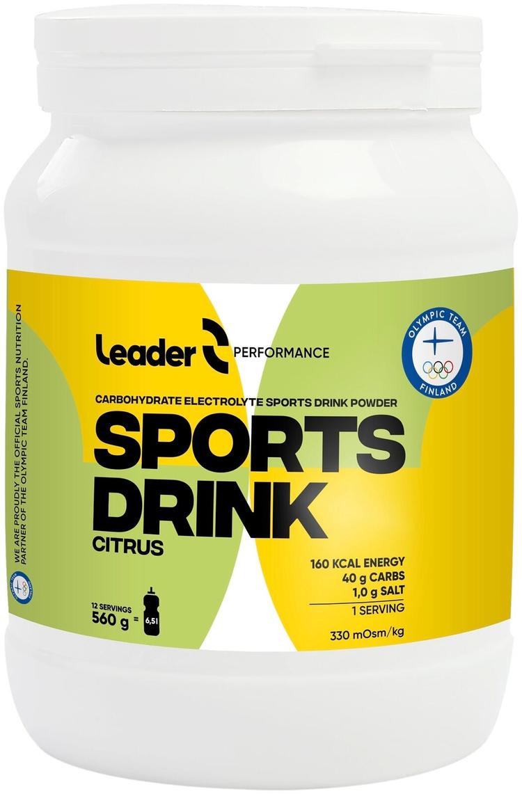 Leader Performance Sports Drink urheilujuomajauhe sitruksenmakuinen 560 g