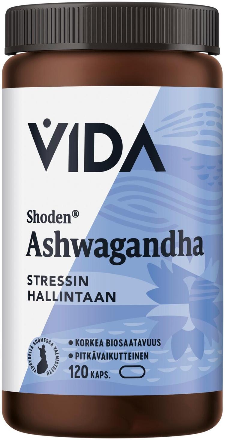 Vida Shoden®Ashwagandha ravintolisävalmiste 120 kaps / 39 g