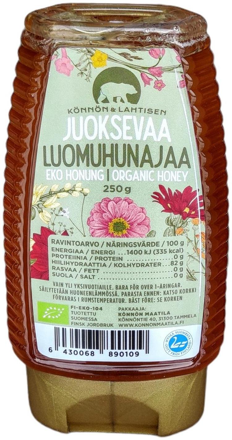 Könnön & Lahtisen Juoksevaa Luomuhunajaa 250 g