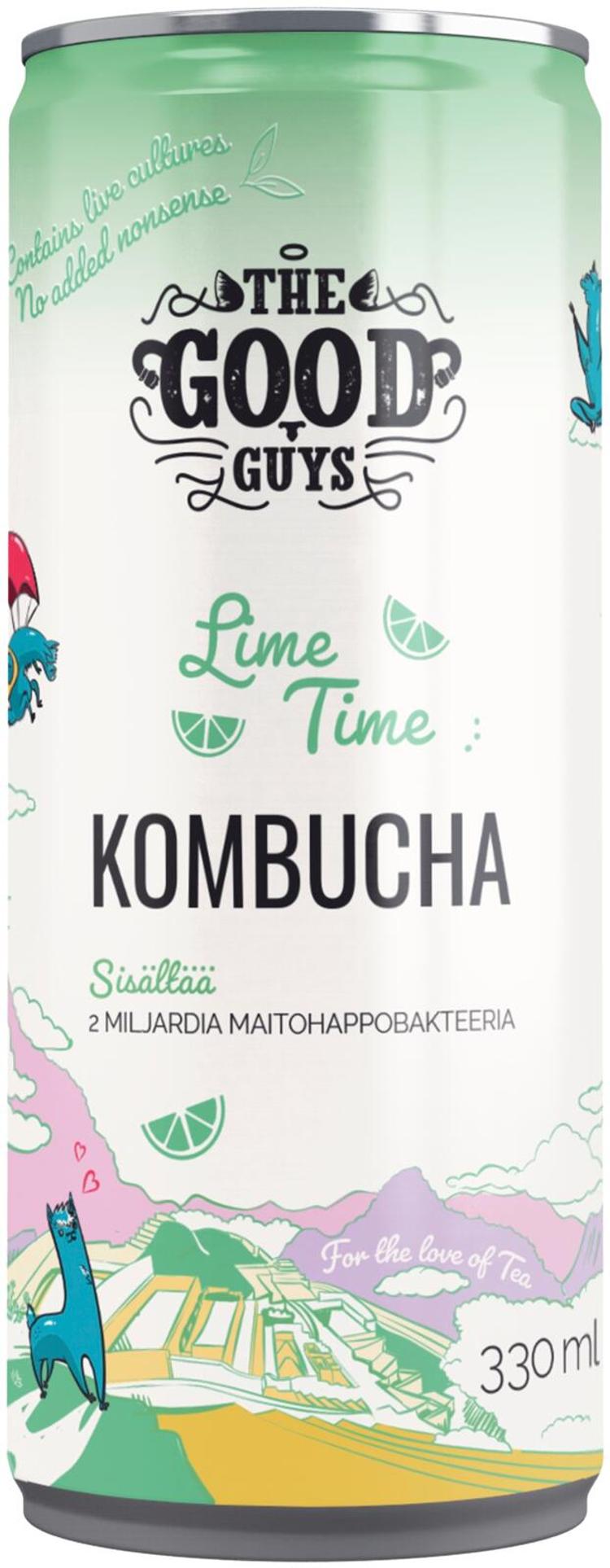 The Good Guys Lime Time Kombucha