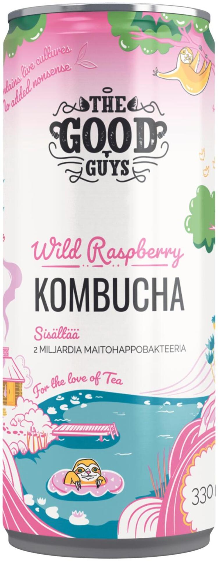 The Good Guys Wild Raspberry Kombucha