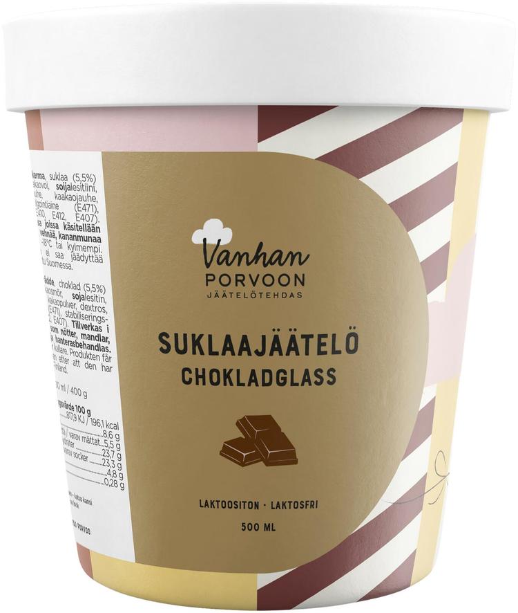 Vanhan Porvoon jäätelötehdas, Suklaajäätelö 500ml