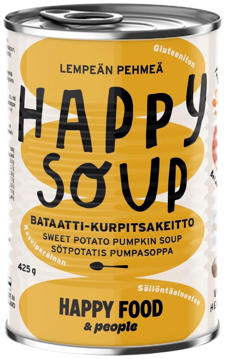 happyfood&people Bataatti-kurpitsasosekeitto 425g