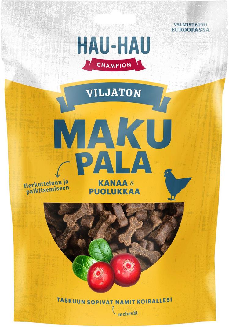 Hau-Hau Champion Viljaton Makupala kana-puolukka 200 g