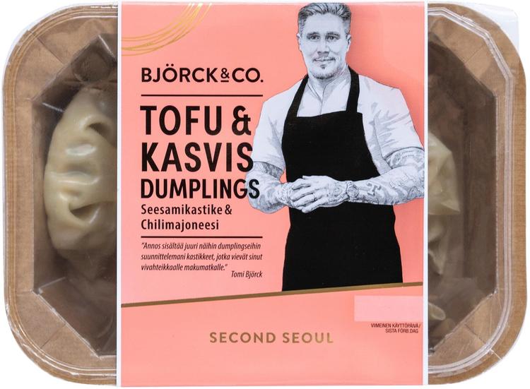 Björck&Co Tofu Kasvis  Dumplings Seesamikastike & Chilimajoneesi 180 g