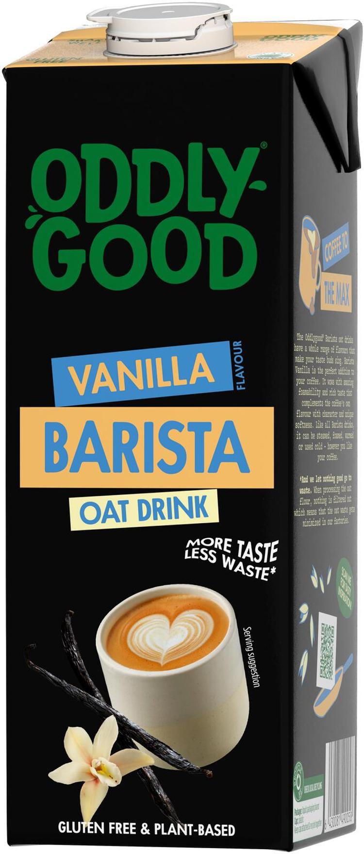 Oddlygood® Barista kaurajuoma 1 l vanilja UHT gluteeniton