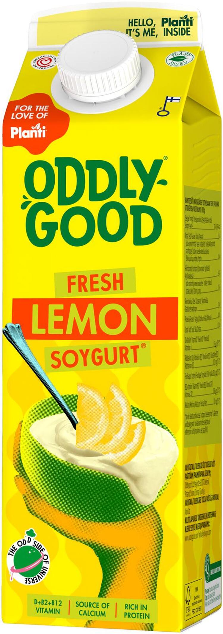 Oddlygood® Soygurt 1 kg sitruuna