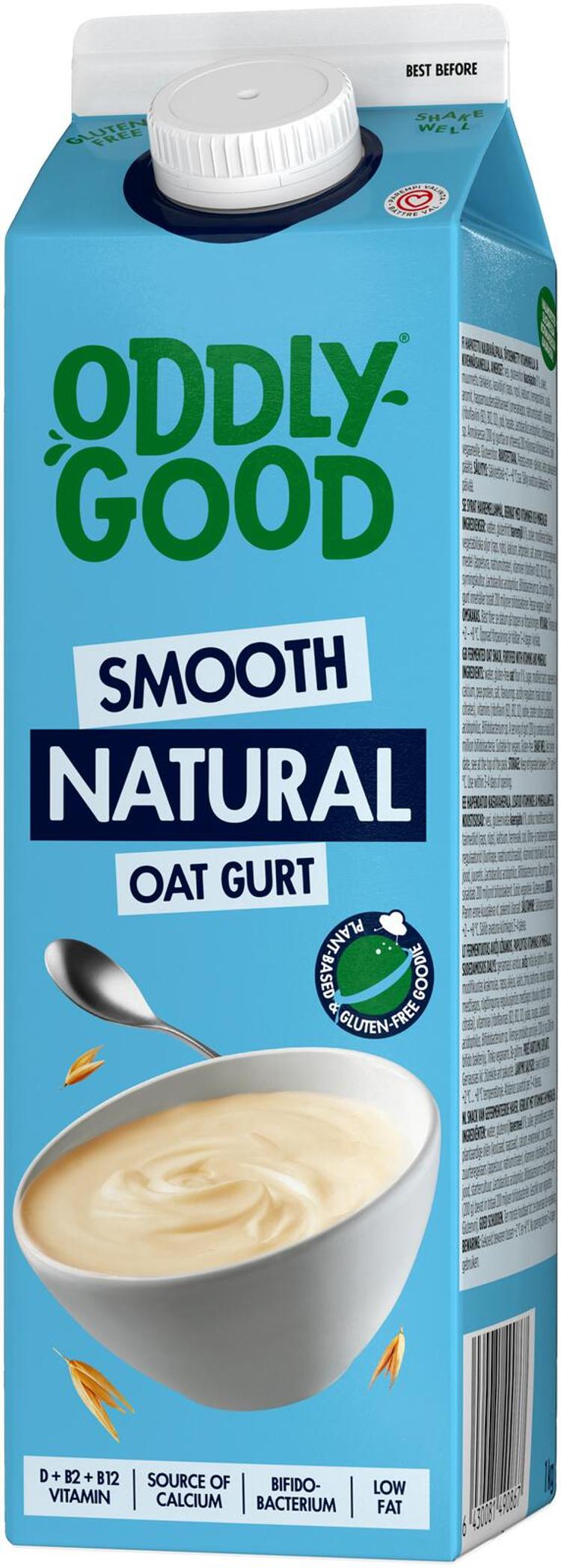 Oddlygood® kaurapohjainen gurtti 1 kg natural gluteeniton