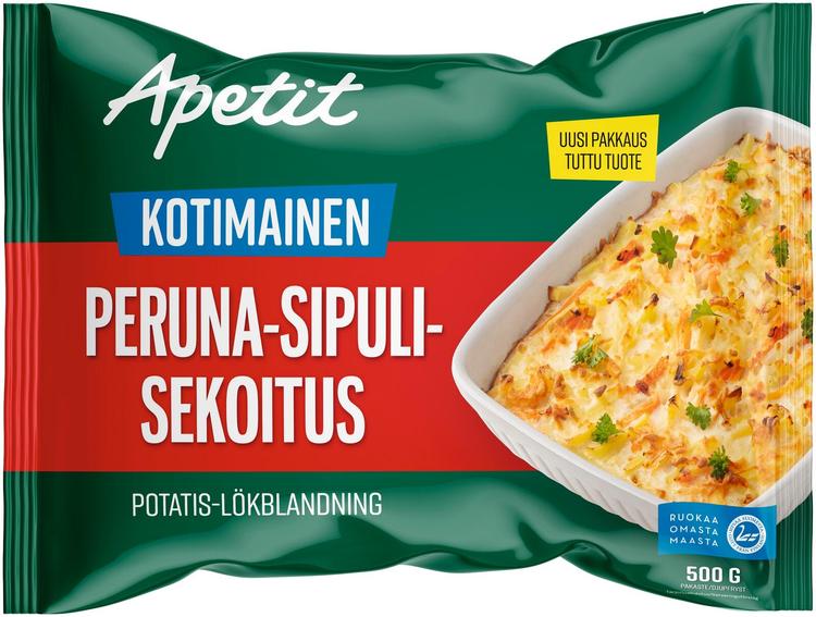 Apetit Kotimainen Peruna-sipulisekoitus pakaste 500g