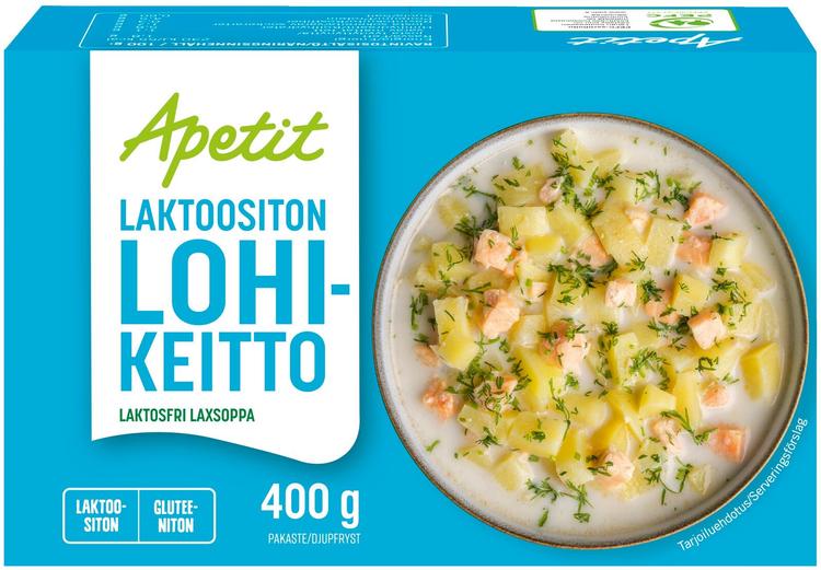 Apetit Laktoositon Lohikeitto pakaste 400g