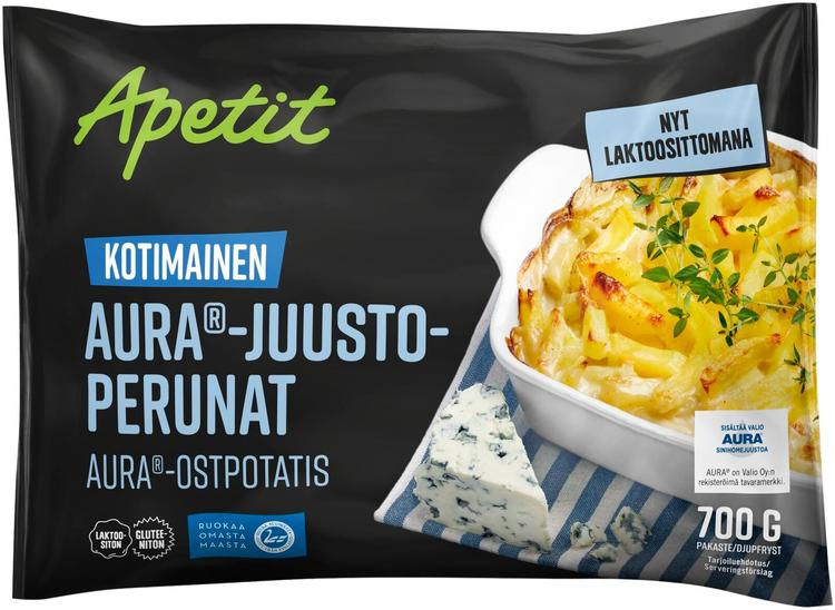 Apetit Kotimainen Aura-juustoperunat pakaste 700g