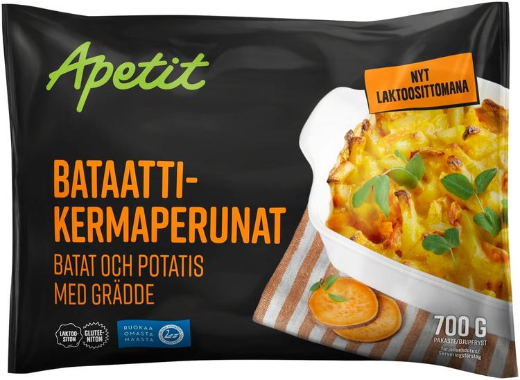 Apetit Bataatti-kermaperunat pakaste 700g