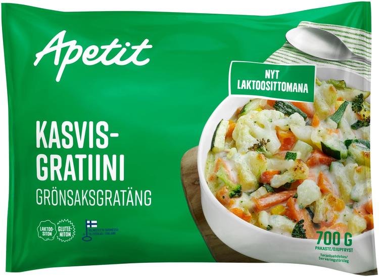 Apetit Kasvisgratiini pakaste 700g