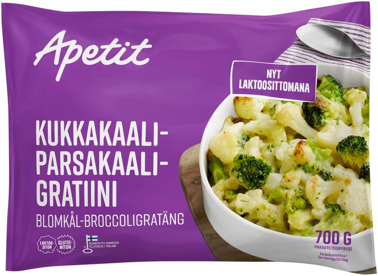 Apetit Kukkakaali-parsakaaligratiini pakaste 700g