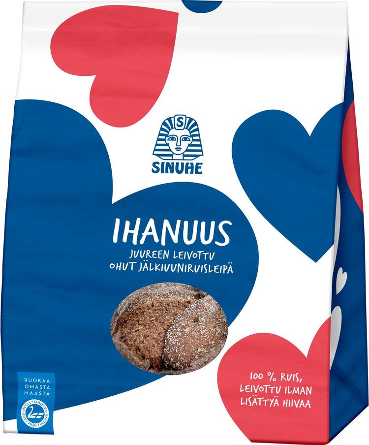 Sinuhe Ihanuus jälkiuuniruisleipä 295g ruisleipä