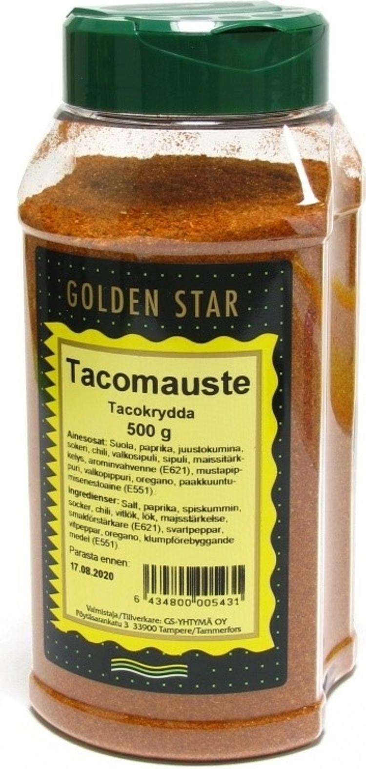 Golden Star 500g Tacomauste | S-kaupat ruoan verkkokauppa