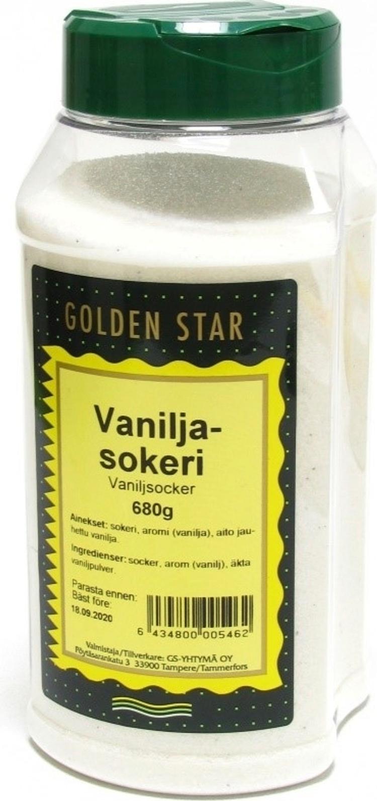 Golden Star 680g Vaniljasokeri