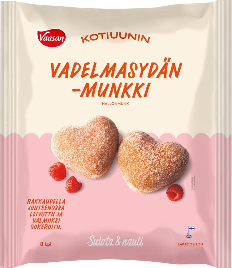 Vaasan Kotiuunin Vadelmasydän 8x45g