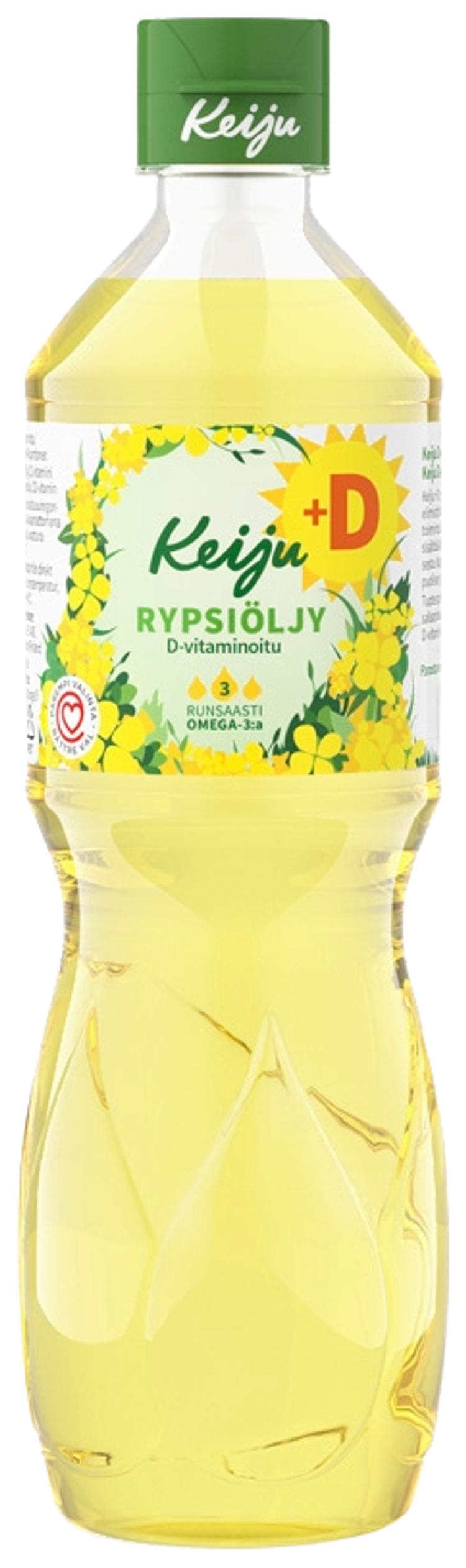 Keiju D-vitaminoitu rypsiöljy 500 ml